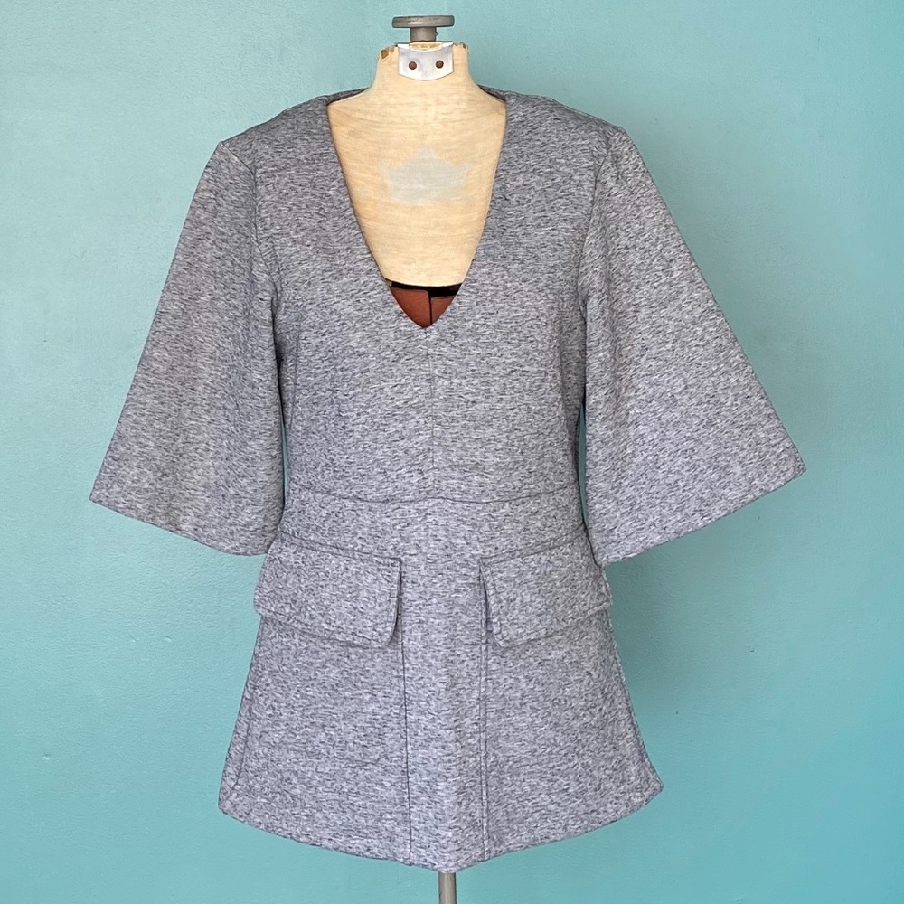 Gray H&M Sweatshirt Gray Sweatshirt Blouse - NWT